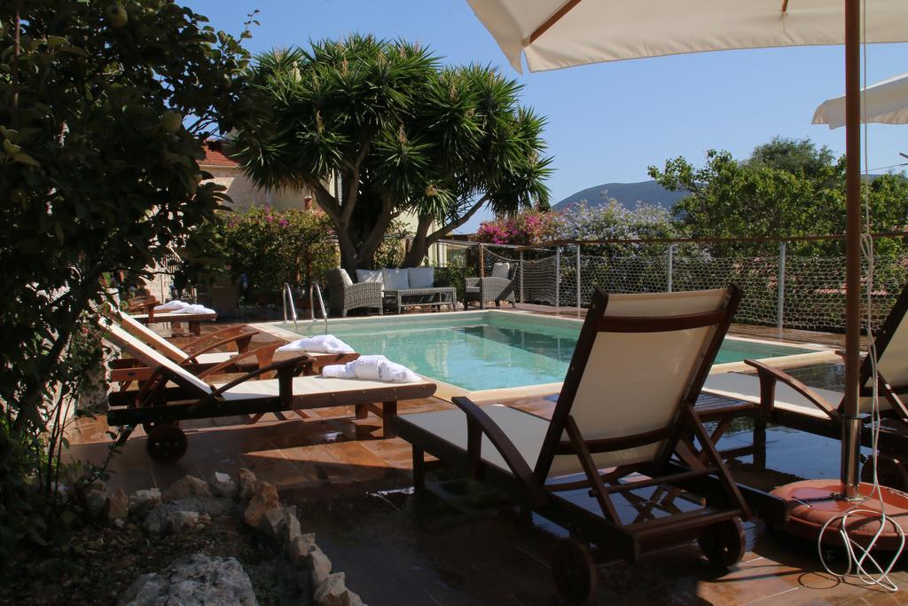 Luxury Stone Villa Fiskardo Exterior foto